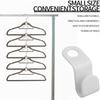 5-20PCS Wardrobe Hanger Hook Organizer Connected Multifunctional Stacked Plastic Bedroom Wardrobe Storage Space Saving Coat Hook