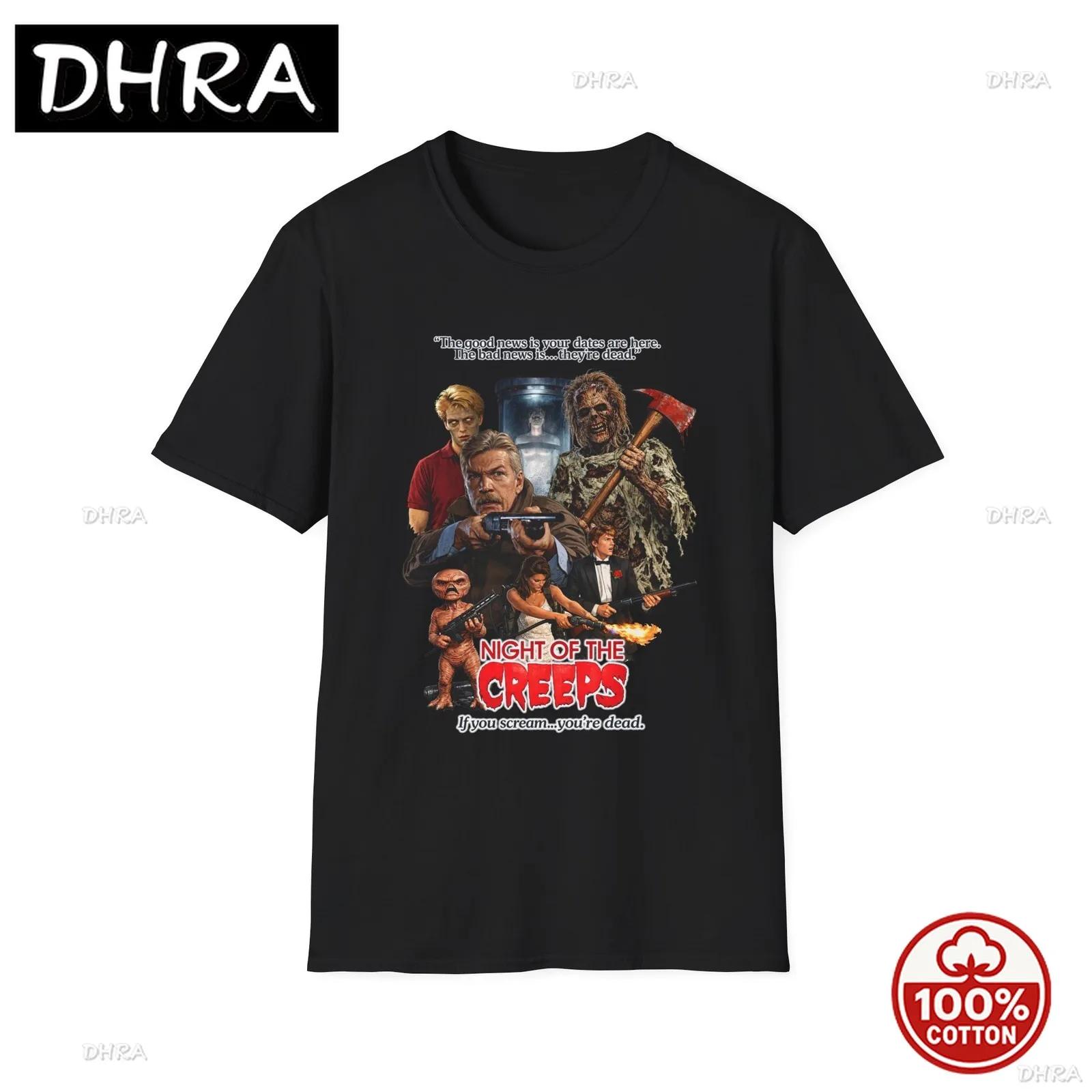 

Movie TShirt Horror Retro Tee with Funny Slogan for Girls Boho Shirt Casual Top Hip Hop Printed Tee Retro Chill Trendy Tops 4XL