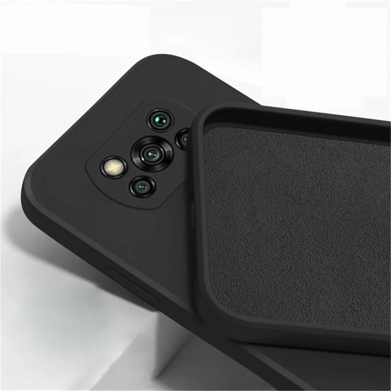 

Противоударный мягкий жидкий силиконовый чехол для Xiaomi Redmi Note 13 12 11 Pro Plus 12S 11S K70E 13C 11A Poco M5 M4 X4 X5 X6 Pro 5G 4G, чехол из ТПУ ярких цветов For Redmi Note 13 5G чёрный