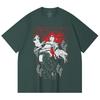 230 Gsm 100% Cotton Gachiakuta V6 Riyo Black Print Unisex Heavy Cotton T Shirt