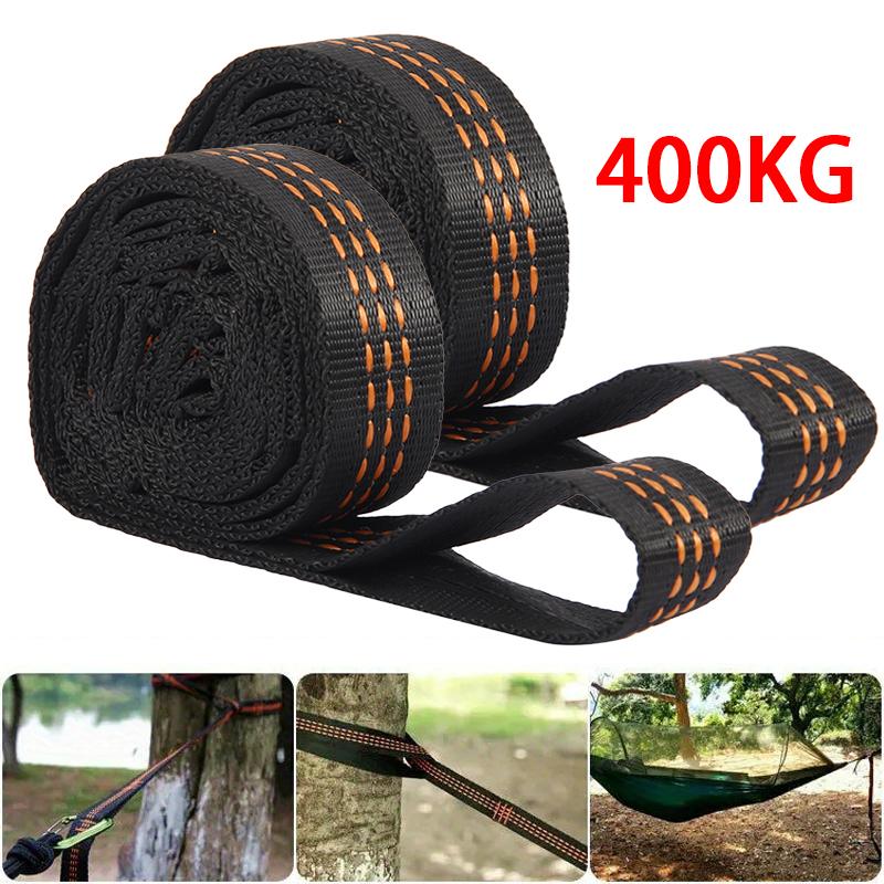 2-6 Stück Hängemattengurte 400kg Hohe Tragkraft Verstellbar Tragbar Outdoor Camping Hängematten Hängeschaukelgurte Baumseil