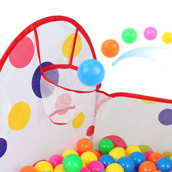 Kids Play Tent Multifunctional Foldable Big Space with Bag Entertainment Toy Storage Polyester Cloth Children Tent Indoor Outdoor Pretend Game