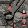 Durability High Carbon Steel Dual-use Spanner Hollow Out Extended Plum Blossom Wrench Thick Hand Tool For 6-15mm Screws