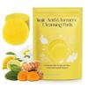 Blikiz® Kurkuma Reinigingspads voor Donkere Vlekken & Huidverheldering | Vitamine C & B5 met Kamille | Schuimende Exfoliërende Gezichtspads | Diepe Reiniging, O