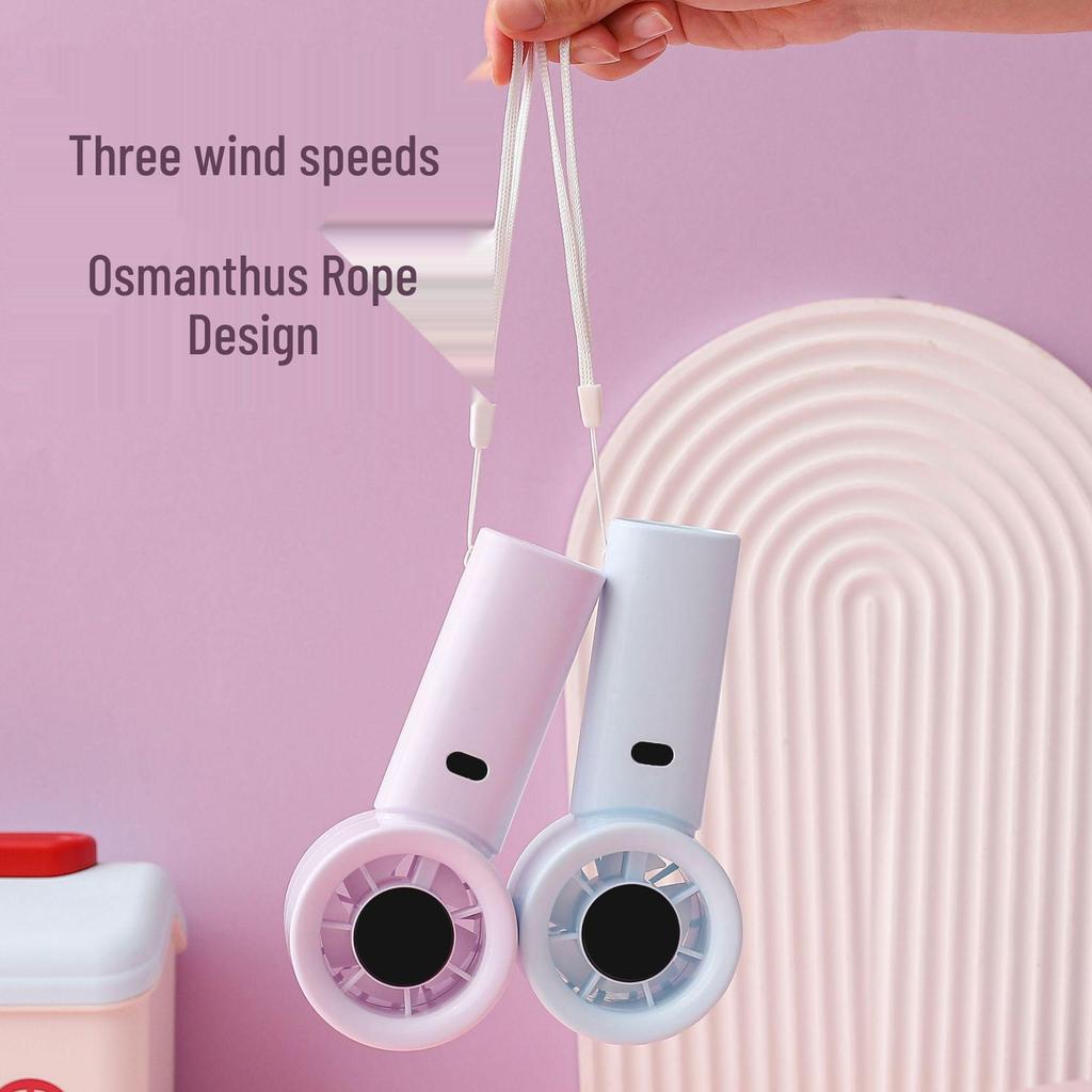 Portable Mini USB Rechargeable Fan - Compact Handheld Turbo for Summer Students