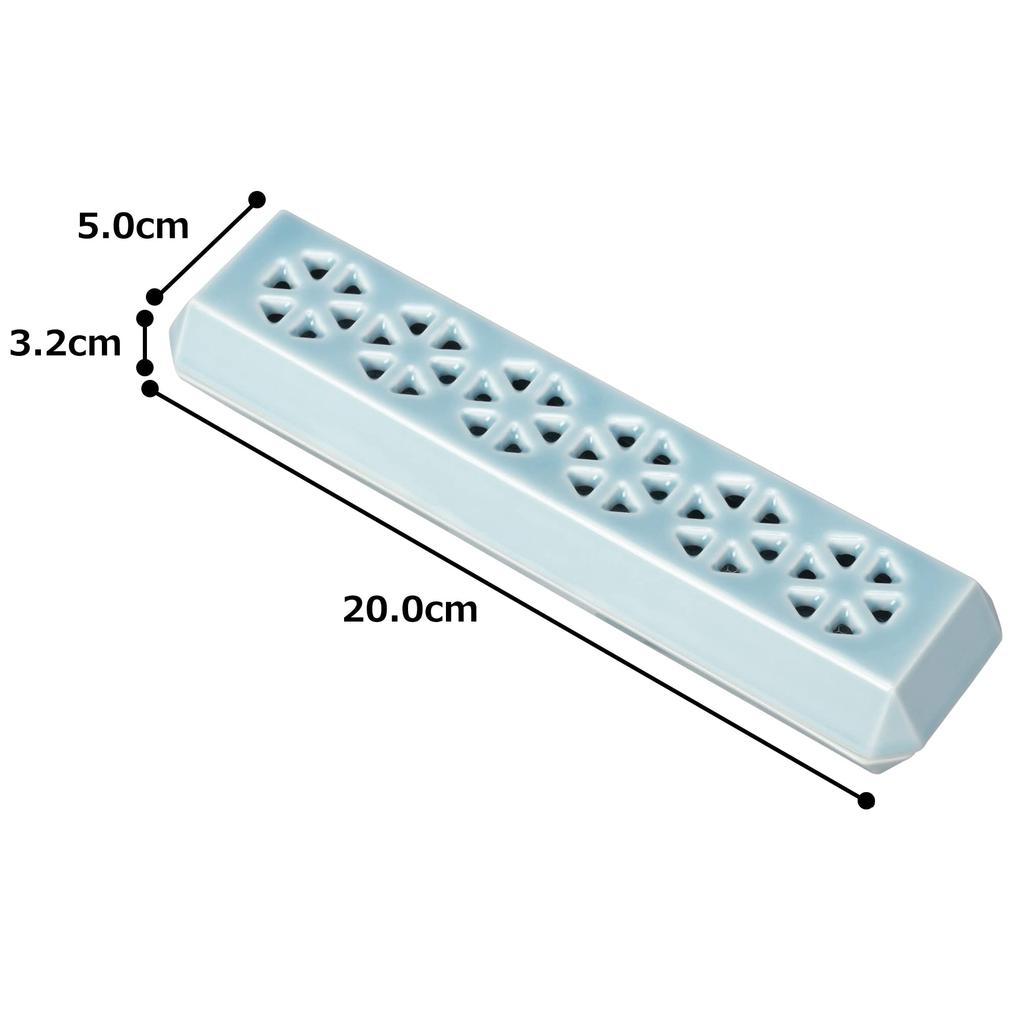 Sunmany Incense Holder for Lying Authentic Arita Easy To Made In Blends In with Your Incense Buddhist Modern Buddhist Clear Incense Width X Length X