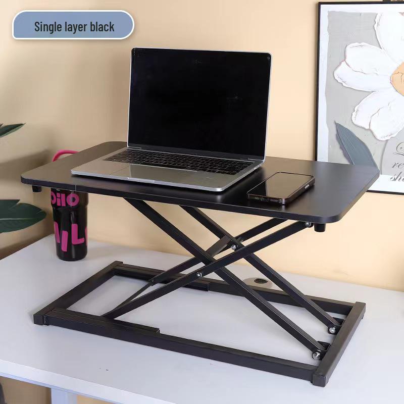 Регулируемый пневматический стол для ноутбуков: Компактный, портативный и регулируемый по высоте See Color Image