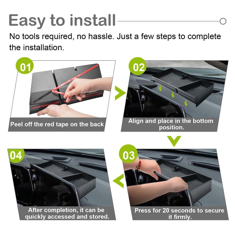 Center Console Dashboard Storage Organizer For 2024 2025 Chevrolet Chevy Trax Dash Board Behind Screen Storage Tray Accessories