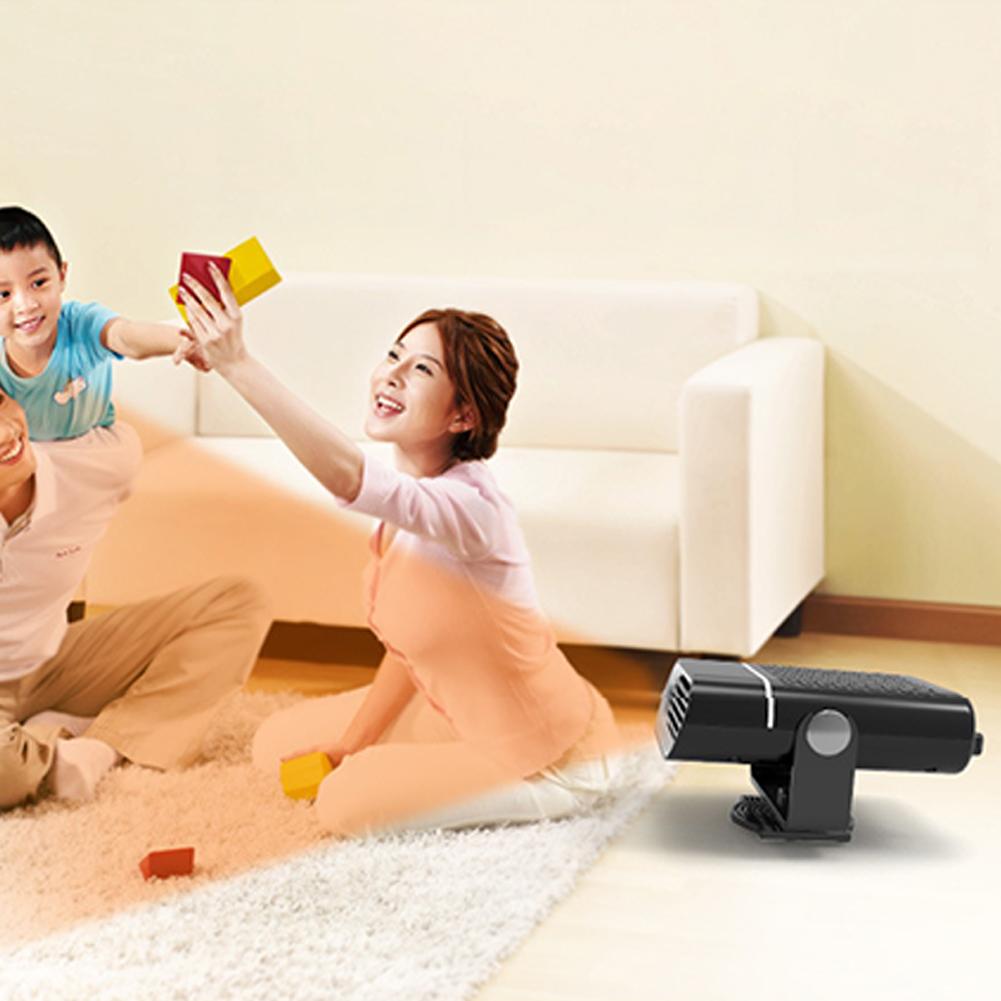 12/24 V Car Heater Car Heater Defogger Plug In Cigarette Lighter Mini Car Heater Defroster ABS Car Heaters Fan Defogger Anti-Fog