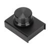 USB Volume Control One Key Mute Function 2m 6.6ft Cable Metal Case Black Computer Volume Knob for Win