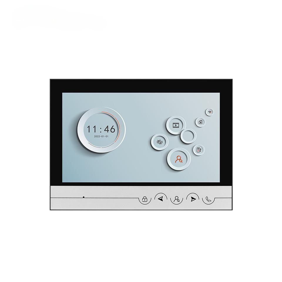 

Умный видеодомофон Wi-Fi 9-дюймовый монитор с камерой дверного звонка Проводной видеодомофон Домофонная система для квартиры на вилле