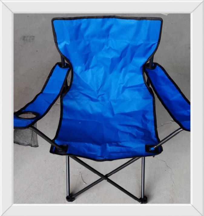 Portable Outdoor Folding Chair with Backrest and Armrests for Camping, Sketching, Fishing, and Beach Activities