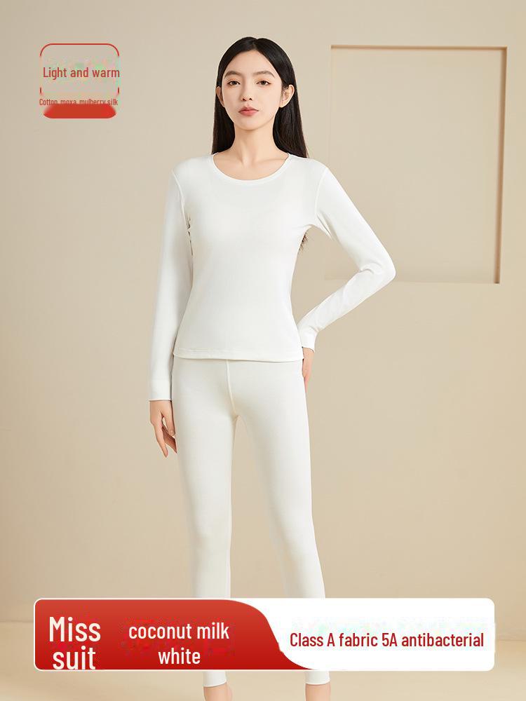 Class A Unisex 80-Count Long-Staple Cotton Modal Thermal Underwear - Lightweight and Warm for Autumn.