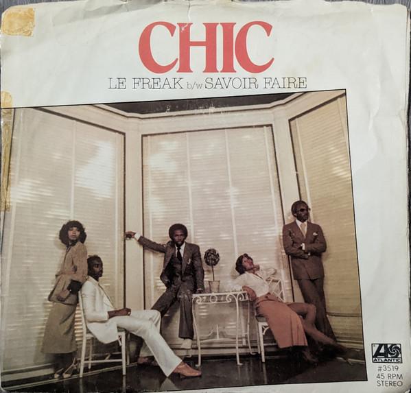 

7inch Record CHIC - Le Freak AT3519 Atlantic 1978 Canada Soul/Funk Used