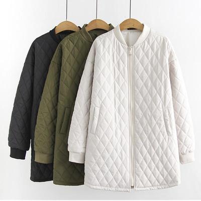 Jacket Women Parka Clothing Loose Winter Coat Female Zipper Windbreaker Outerwear