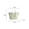 Transparent Clear Tote Waterproof Large Capacity PVC Handbag Lightweight Bag for Moms,