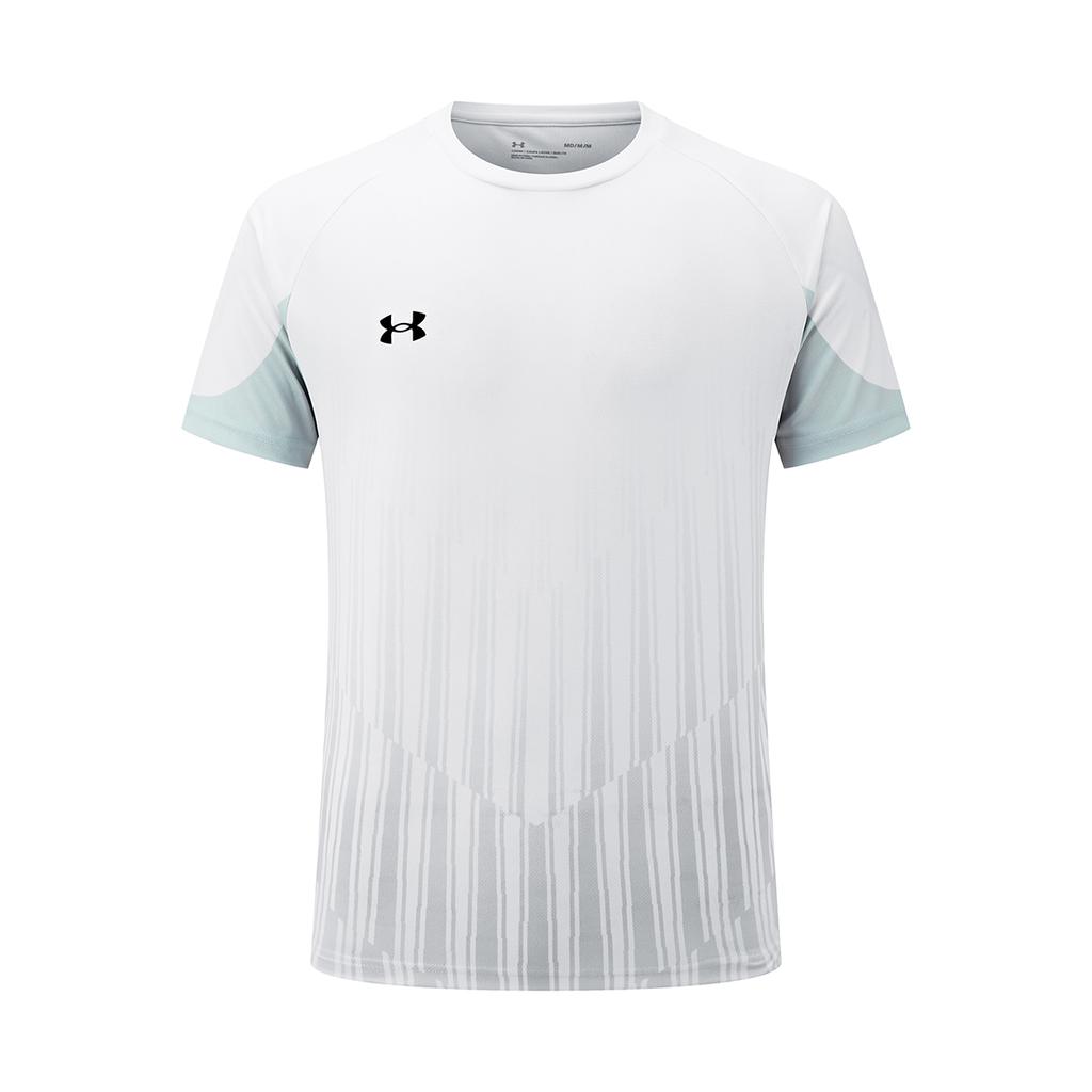 Under Armour Round Neck Pullover Short Sleeve Jersey Relaxed Fit Mid Waist Shorts Sports Set Unisex Sports Set 24500507-100+23500203-001