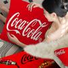 CCocasCColas Pillow Covers Cartoon Sofa Decorative Home Doublesided Printing Short Plush Cute Cushion Cover