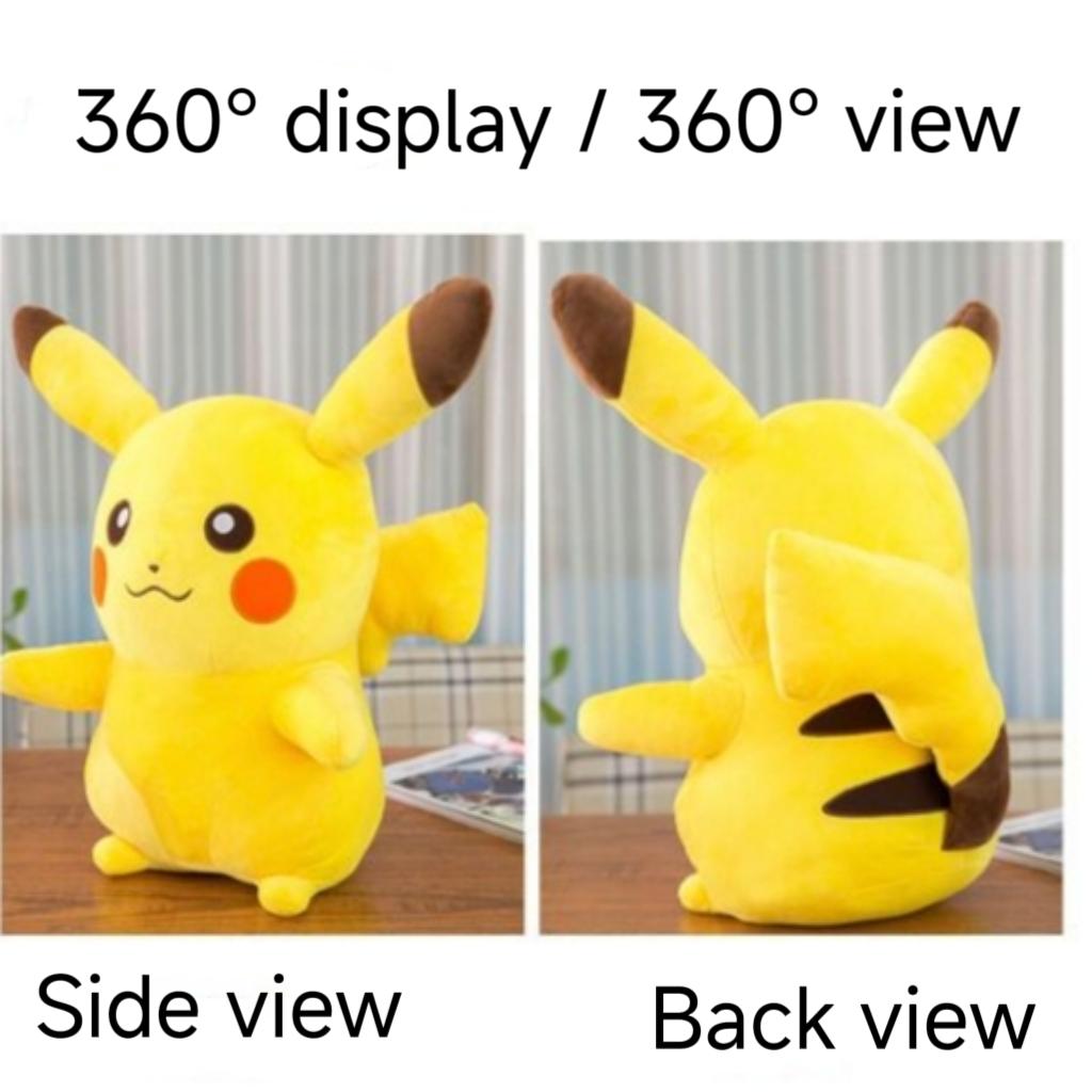 Kawaii Pikachu Plush Toy Big Size Snorlax Pillow Soft Stuffed Cartoon Animal Doll for Children Gift
