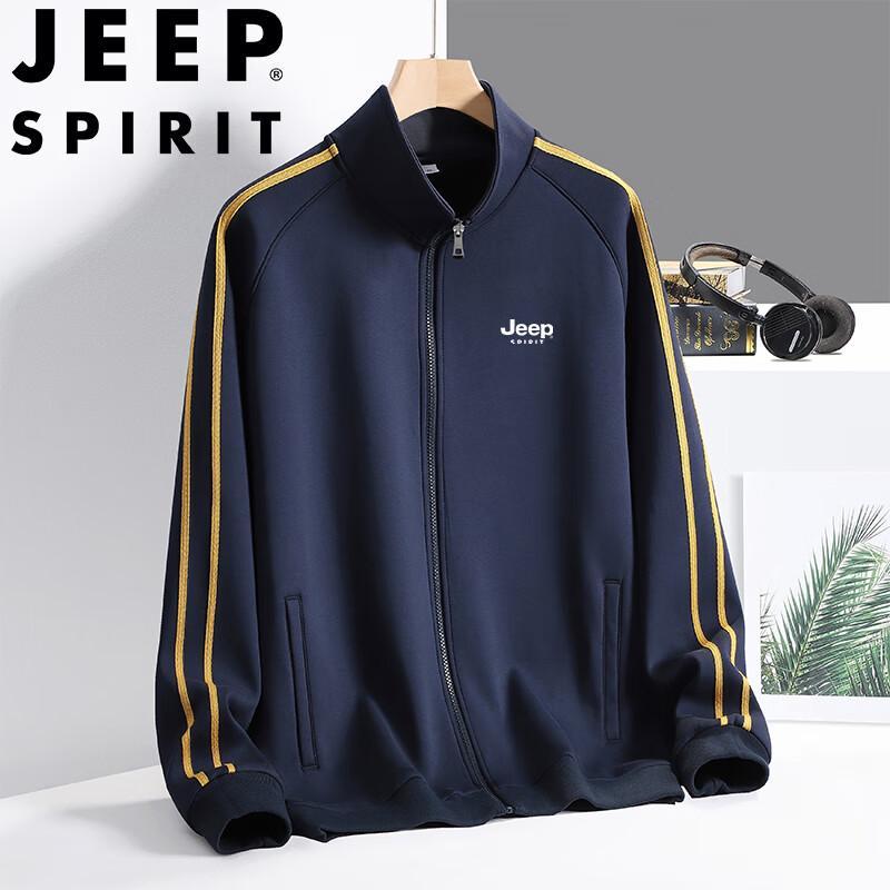 

Men s JEEP SPIRIT Stand Collar Outdoor Casual Jacket 4XL