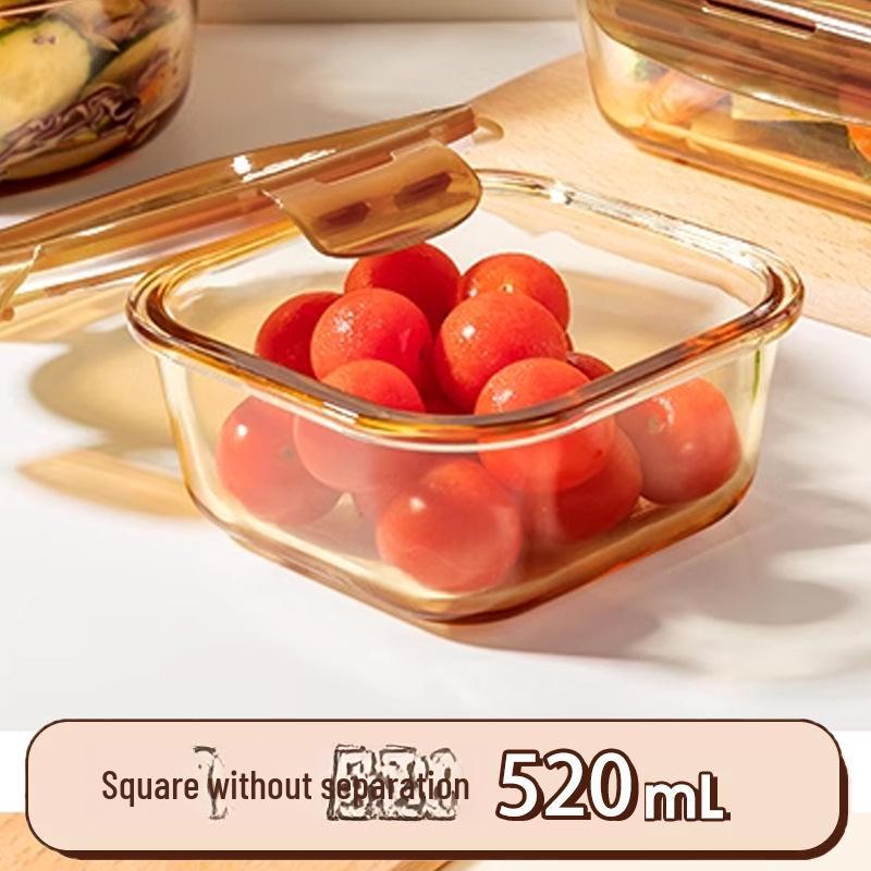 Mikrowellengeeignete Lunchschüssel aus Borosilikatglas mit Deckel