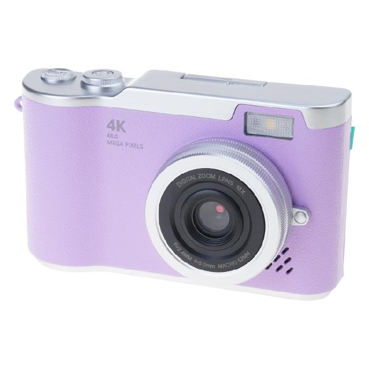 

Digital Camera 4K 64MP Digital Camera for Kids Point and Shoot Camera Portable Camera for Teens Students Boys Girls фіолетовий