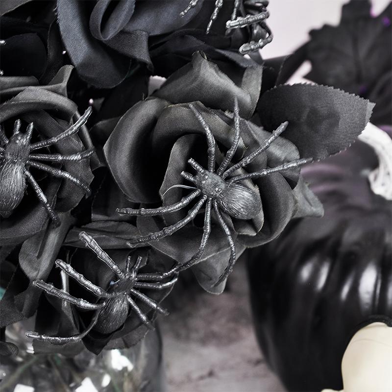 1 szt. Dekoracja stołu Kwiat Horror Dekoracja Wypełniacz do wazonu Jesienne Sztuczne Róże Halloween Dostępnych wiele opcji