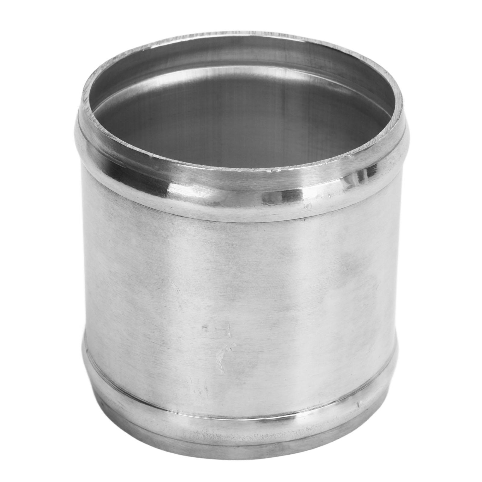 

70mm OD Hose Joiner Aluminium Alloy Tube Connector Long Pipe Connector for Most Cars