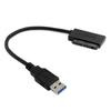 USB 3.0 To Micro SATA 7+9 16 Pin 1.8'' 90 Degree Angled Hard Disk Driver SSD Adapter Cable