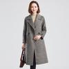 FXZZM25112 Women's 100% Wool Mid-Length Lapel Coat
