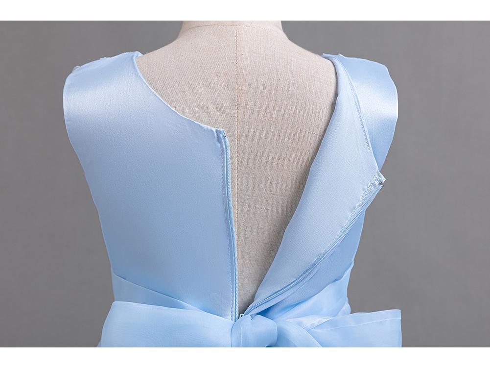 Girls' Formal Fashion Tulle Skirt Flower Girl Dress for Weddings and Piano Performances - Available Now