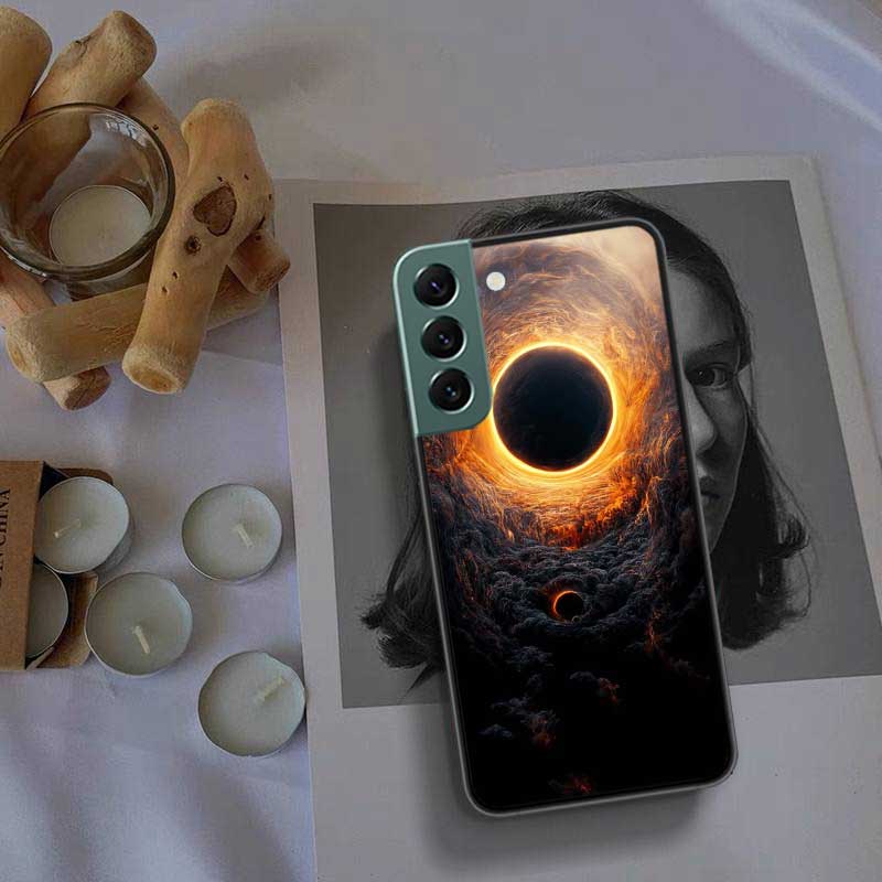 Cosmic Starry Sky Black Hole Phone Case For Samsung Galaxy Note 20 Ultra 10 Lite 9 8 M12 M21 M30S M31 M32 M51 M52 S10 S9 S8 Plus