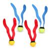 4Pcs Diving Toys Cartoon Safe Attractive Novelty Versatile Parent-child Interaction Multicolor Sea Weed Throwing Diving Toys Summer Toys