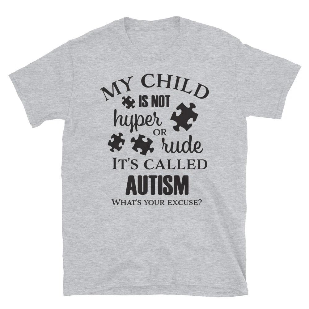 Parent Of A Child With Autism Family Love T-Shirt L