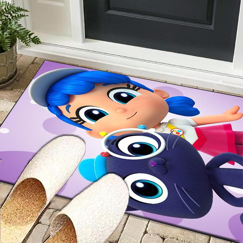 Rainbow Kingdom Adventure Office Rug Chair Mat, Game Carpet, Suitable for Front Door, Bedroom, Living Room, Desk, Holiday Gift