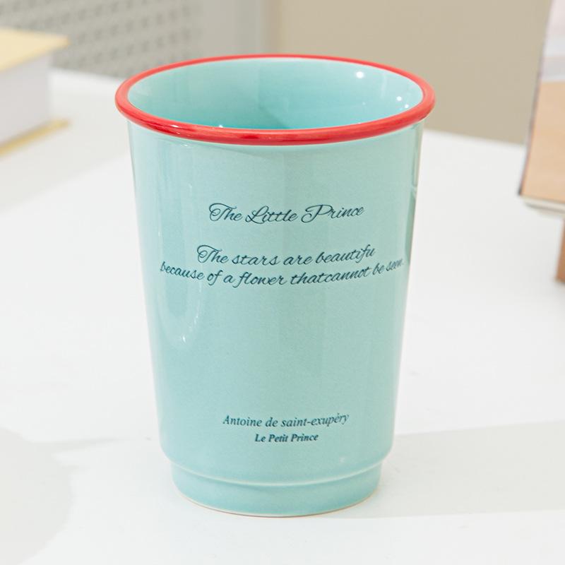 

ins blogger same style random cup high value ceramic cup milk fufu coffee cup home office restaurant drinking cup 360ml