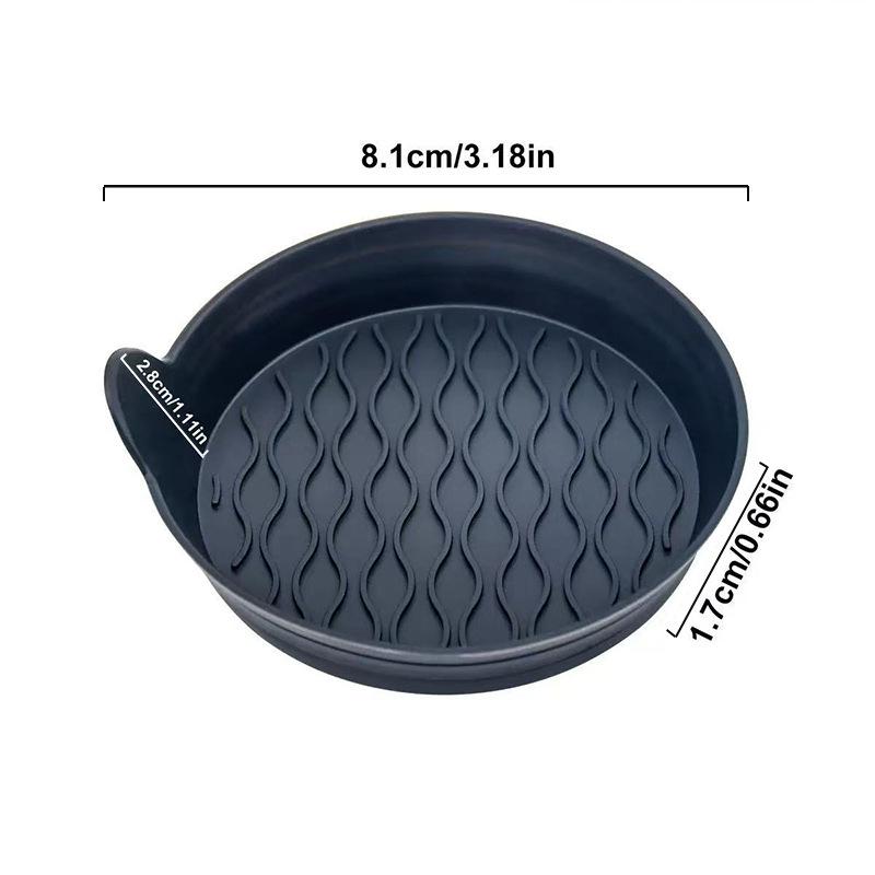 Silicone Car Cup Mat Cup Holders Waterproof Car Cup Holders Car Storage Tray Anti-slip Pads Center Console Water Cup Base Pads