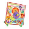 Multifunctional Wooden Learning Clock Toy with Removable Time Blocks for Boys, Promotes Early Learning and Time Understanding