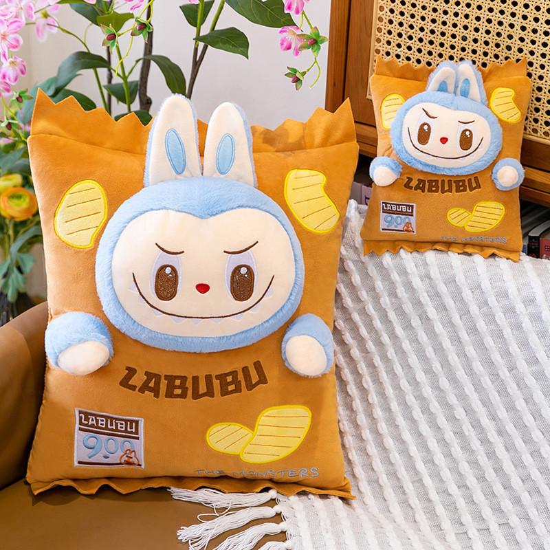 Labubu Kartoffelchips Plüschtier Cartoon Stofftier Geschenk für Mädchen und Jungen