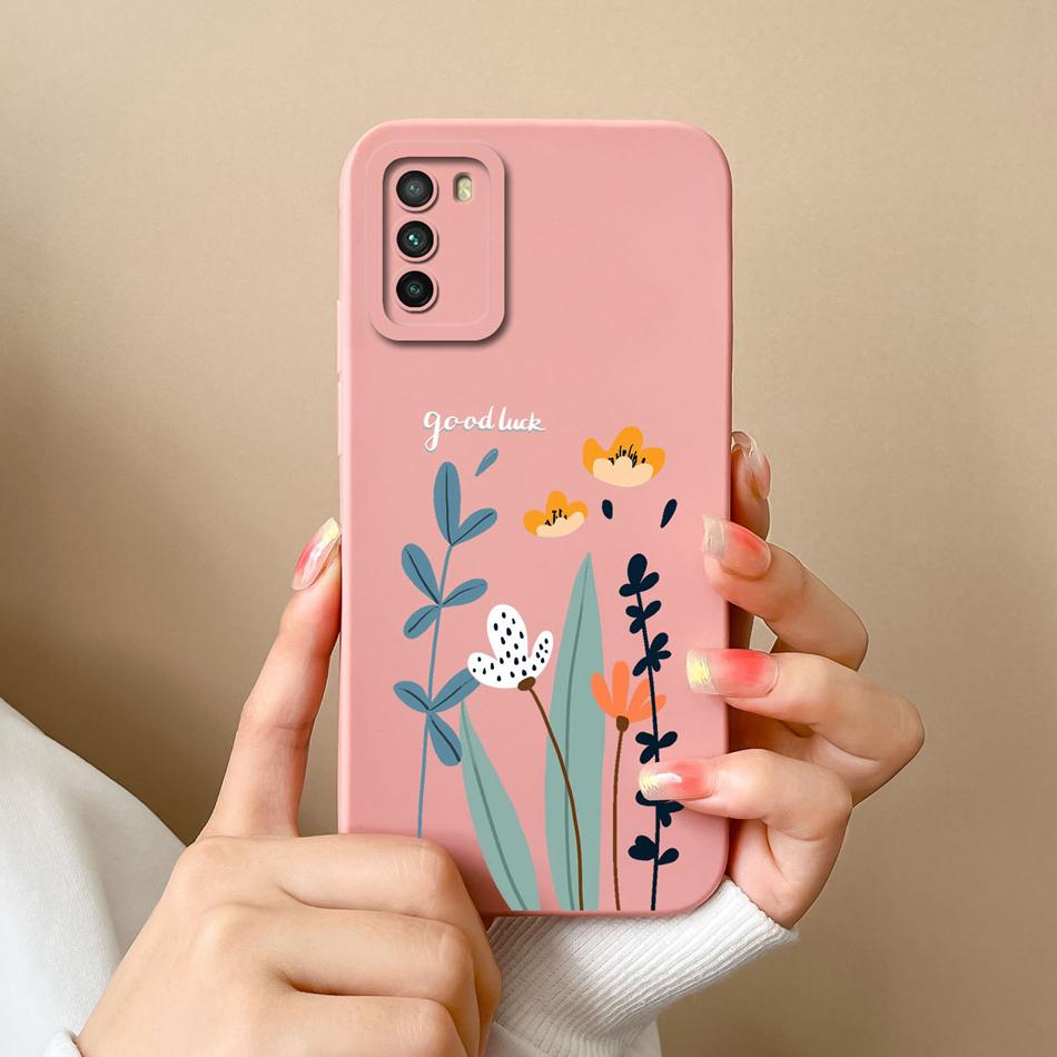 Fun Case For Xiaomi Poco M3 Pro Cute Soft Smooth Liquid Silicone Full Protection Anti Choc Phone Cover For Poco M 3 M3Pro Shell