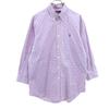 Check Pattern 7 Minutes Sleeve Button Down Shirt L Pink Men's Used