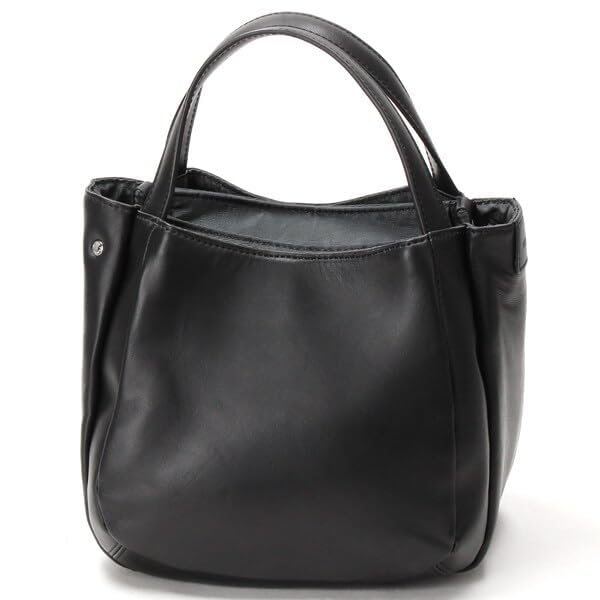 Italian Sheep Round Tote Greige Natural Material Going Out Handbag Crossbody Shoulder Bag [Isaac] 2-way