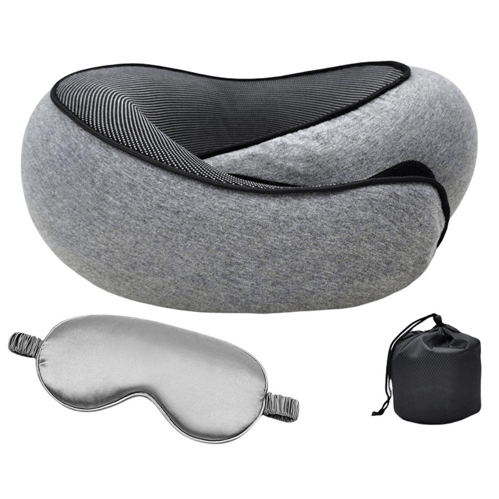 Travel Neck Pillow Travel Neck Cushion Durable U-Shaped Travel Pillow Portable U-Shaped Pillow Undeformable Airplane Pillows