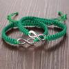 2 Stück 8 Wörter Unendliche Liebe Partnerarmbänder Für Frauen Männer Handgefertigtes Geflochtenes Seilkette Charm Passendes Armband Freundschaftsschmuck