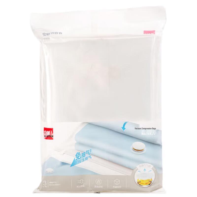 Deli Pump-Free Vacuum Storage Bags