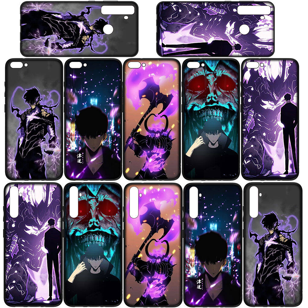Phone Case for Samsung Galaxy S25 S23 S22 S24 Ultra FE A05 A06 A15 A16 A36 A37 A35 A54 A55 A56 A57 A25 A26 A53 Solo Leveling Anime Arise Poster Cover