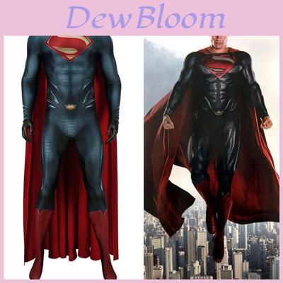 Kvalitní cosplay kostým Supermana Muž z oceli pro unisex dospělé a děti**