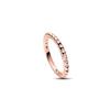 Pandora Cone Stud Alloy Ring Women rings Rose-Gold 182800C01