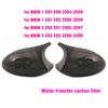 Car Styling Black Carbon Fiber for BMW E81 E82 E87 E88 Pre-LCI E90 E91 E92 E93 LCI M3 Style Rearview Mirror Cover Caps
