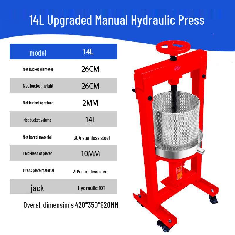 Commercial Hydraulic Oil & Honey Extraction Press